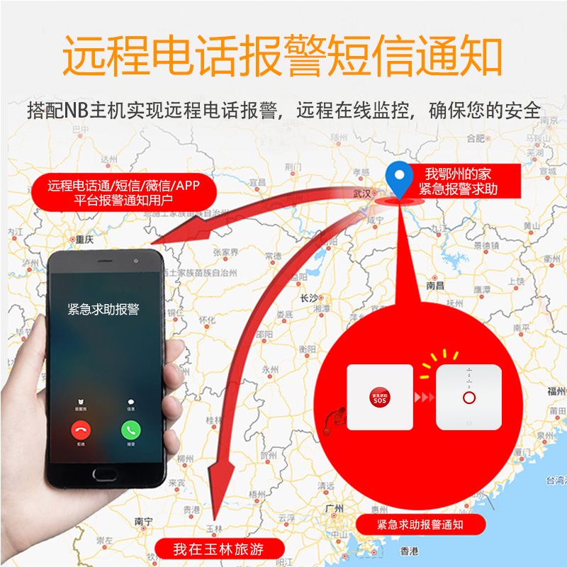 NB-IoT紧急求救按钮 老人一键开云(中国)Kaiyun·官方网站SOS求助手动开云(中国)Kaiyun·官方网站 智慧养老网关